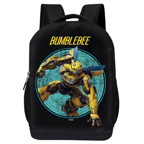 Fast Forward Mochila Transformers para meninos – Mochila acolchoada de malha de 40,6 cm para meninos, Bumblebee 1, Large, Bolsa Optimus