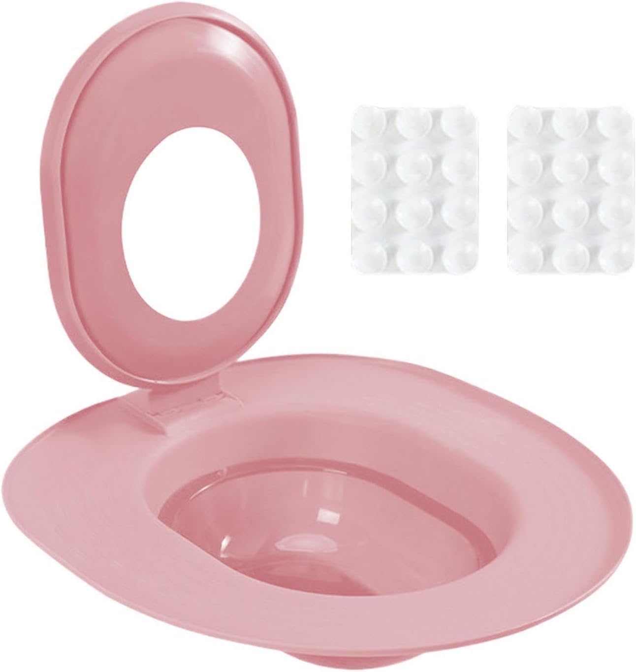 Generic Cat Toilet Training Kit - Progressive Training System, Removable Urinal Seat, Toilet Litter Box Trainer for Indoor Cats, Home, Apartment (1s)