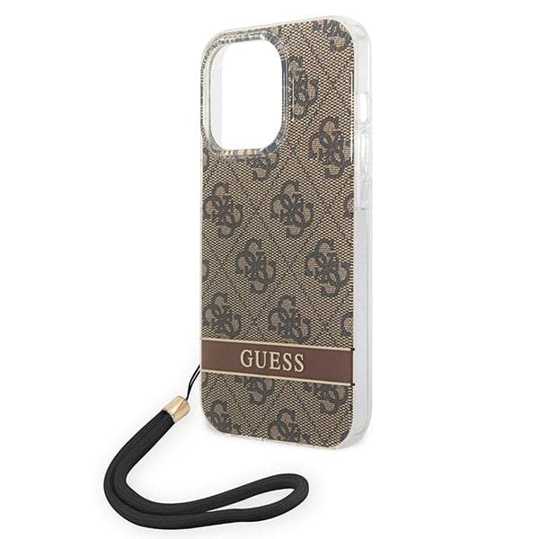 Guess 4G Big Metal Logo iPhone 14 Pro Hybrid Case