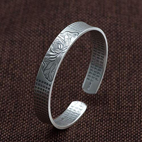 Bracelet ouvert 990 artisanal ajustable pour dames évitant les soucis de taille
