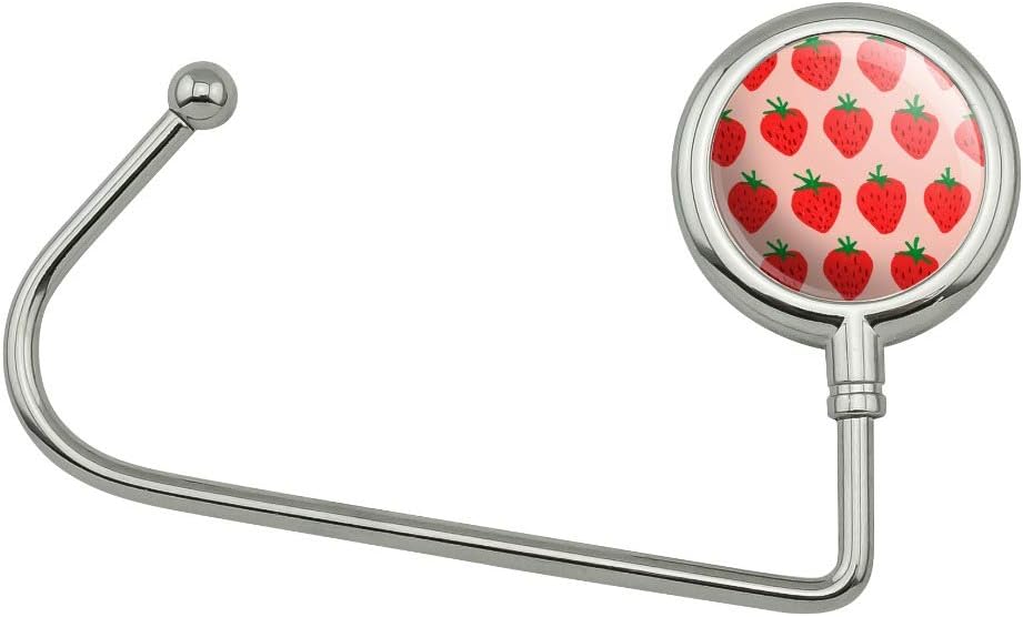 GRAPHICS & MORE Cute Strawberry Strawberries Pattern Sketchy Purse Bag Hanger Holder Hook