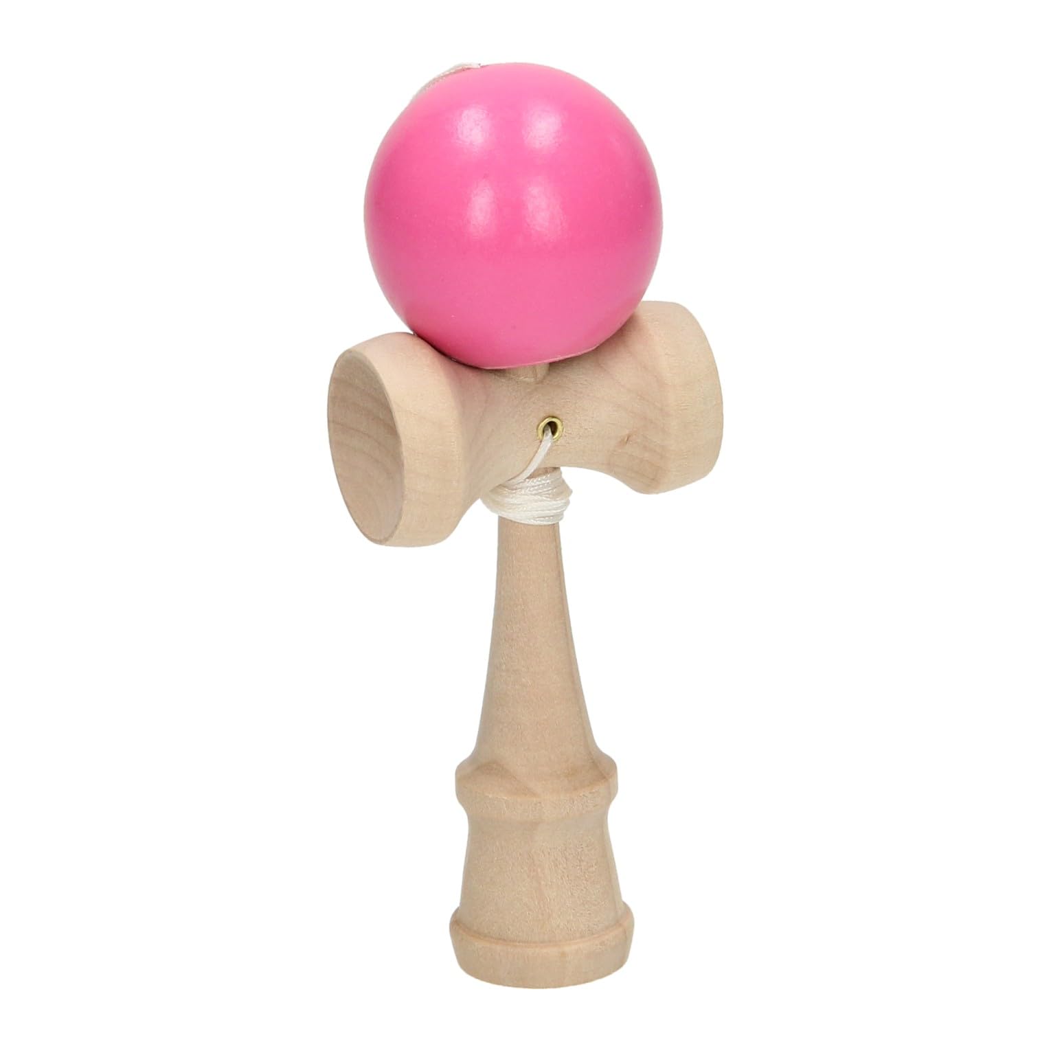 Kendama gioco di abilità in legno 15 x 5 x 4 cm rosa (modello piccolo)
