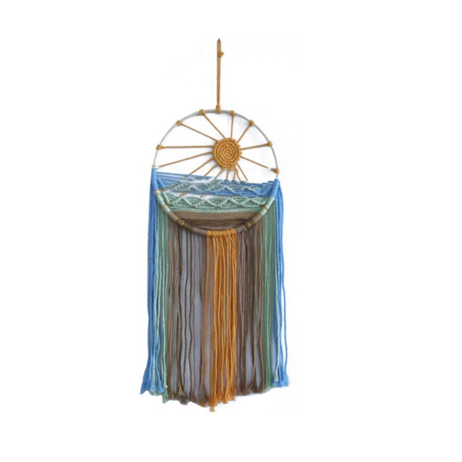 Hsioluted Macrames Wall Hanging Bedroom Home Decorations Handwoven Aesthetic Wall Tapestry Wedding Decorations Backdrops Handwoven Cotton Rope