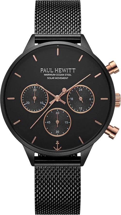 PAUL HEWITT Oceanpulse | Analog Dial Colour Black Women Watch - PH-W-0310 (B0BTMG9SFW) Amazon Price History, Amazon Price Tracker