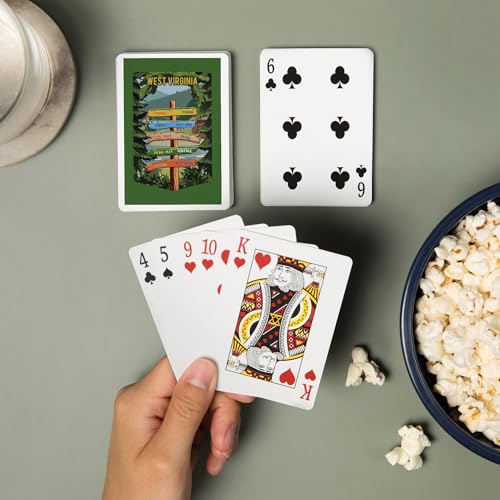 Baraja de cartas póker con 52 cartas y caja miniatura 2