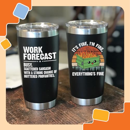 Image of NewEleven Coworker Gifts For Women, Men - Funny Best Friend Present For Work Bestie, Boss, Friends - Gift For Boss, Employer, Bestfriend Gag Gift From Colleague, Friends - 20 Oz Tumbler