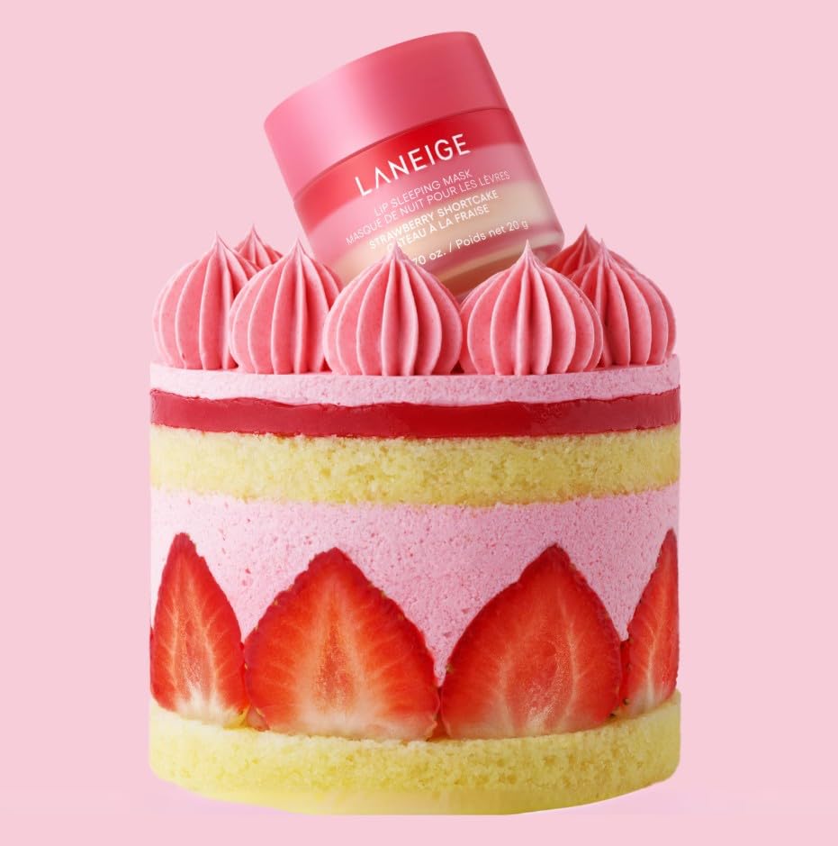 LANEIGE ORIGINAL | Lip Sleeping Mask - Tratamiento de noche para los labios | 20 gramos | by BELLA | (SHORTCAKES DE FRESA)