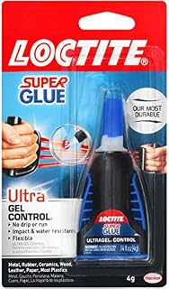 Loctite Super Glue Ultra Gel Control, 4-Gram Bottle (1739050)