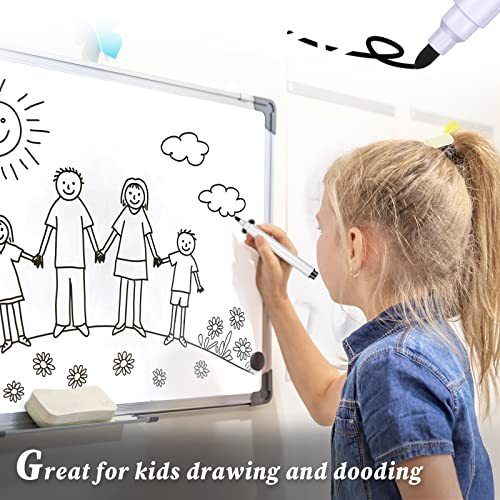 Black Dry Erase Markers Whiteboard Black Dry Erase Markers Fine Tip With Eraser Magnetic Dry Wipe White Board Markers Pens For Classroom School Office Home Dry Erase Boards And Whiteboards (200 Pcs) #TOP5