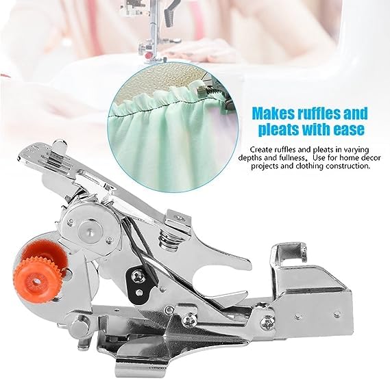 Pie prensatela Ruffler para máquina de coser miniatura 3