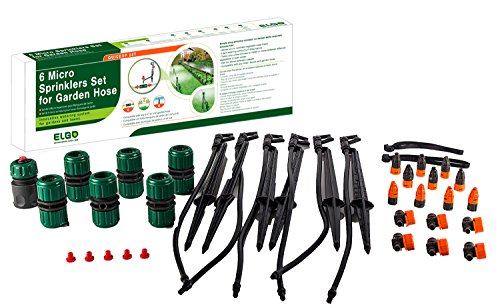 Palram ELGO 6 Micro Sprinklers Set for Your Garden Hose