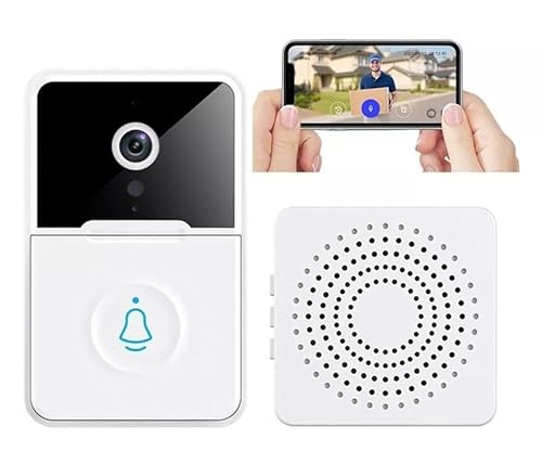 Campainha Interfone Wi-Fi com Câmera e Áudio, Tranquilidade Garantida!