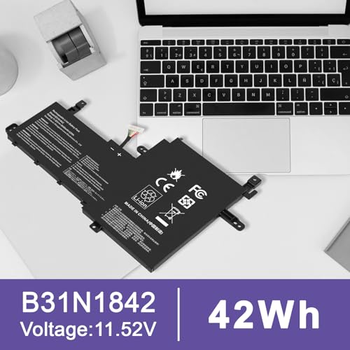 Image of B31N1842 0B200-03440000 Laptop Battery Replacement for ASUS VivoBook S15 X513EA X513EP X513EQ X513IA X531F X531FA K531 K531F K513EA K513EQ F513EA F513EP S513EA S513EP S513EQ K531FA X531FL S531F