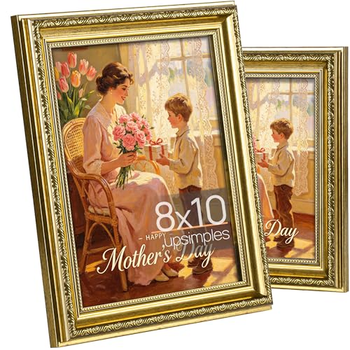 upsimples 8x10 Picture Frame with Real Glass...