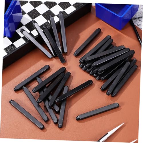 Marquage lisible via poinçons métalliques numérotés et kit estampage métal - 6