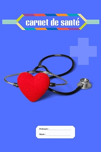 Carnet de santé: carnet de santé personnalisé AMELI avec 6 pages de plus pour noter tous vos prochain RDV, idée cadeau personnalisable grossesse , cadeau naissance original (French Edition)