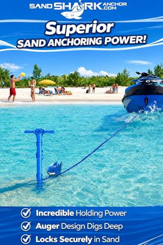 image for SAND SHARK SANDSHARKANCHOR.COM SandShark New Sport Boat Anchor and Jet