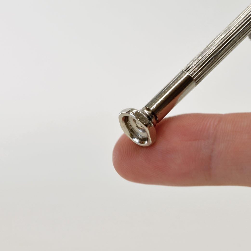 Hozan D-20 Six Piece Precision Screwdriver Set with Pouch: Silver