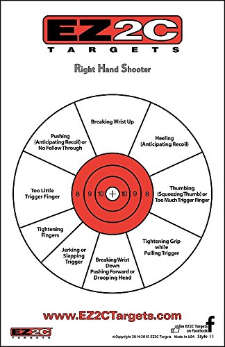 125 Ez2C Targets - Five Instructors Favorites Styles Training Package #TOP3