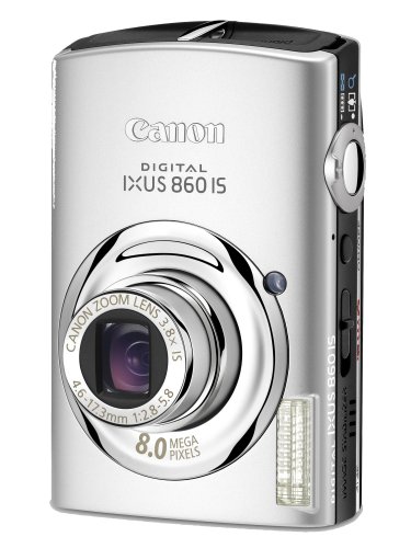 Canon Digital IXUS 860 IS Digitalkamera (8 MP, 3, 8-fach Zoom, 7,6cm (3 Zoll) Display, Bildstabilisator) silber – Bild 4