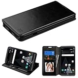 LG V20 Case,IDEA LINE INC(TM)Black Wallet Leather Case Premium Pouch ID Credit Card Cover Flip Folio Book Style with Money Slot