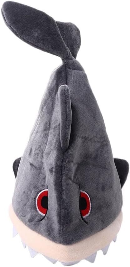 Grafanty Halloween Shark Hat Funny Plush Party Cap Shark Costume Hat Animal Ocean Theme Dress Up Birthday Christmas Sea Fish Novelty Hats