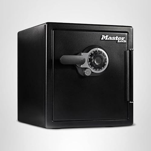 Master Lock Black Premium Fireproof and Waterproof Safe with Combination Dial, 1.23 cu-ft, STW123DUB thumbnail 9