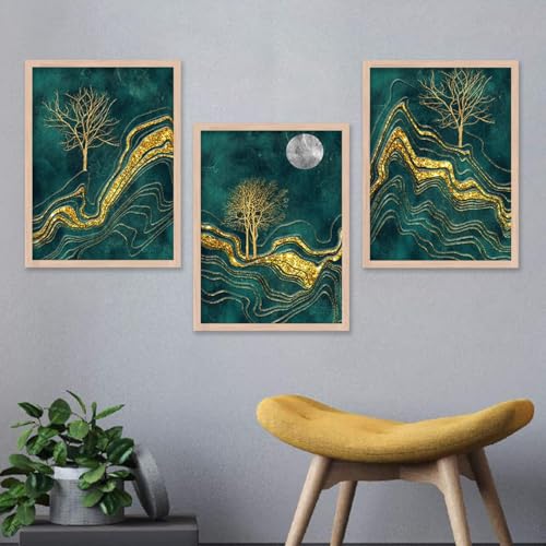 Image of kotart Modern Wall Art Framed Painting for Wall Decoration - Wall Paintings for Living Room, Bedroom - Big Size Wall Painting (Art 5, 19x25 inch)