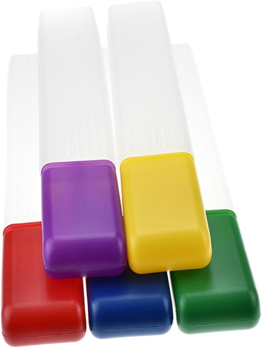 ARTSEWPLY 5pcs Plastic Needle Case Sewing Needle Holder Tubes for Knitting and Crochet Storage Easy to Use and Stylish Design