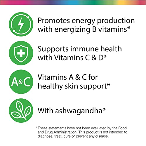 Rainbow Light Multivitamin Gummies For Teens, Vitamin C, Zinc, & B Complex, Supports Healthy Skin And A Strong Immune System, Gluten Free, Vegetarian, Fruit Punch, 120 Gummies #TOP3