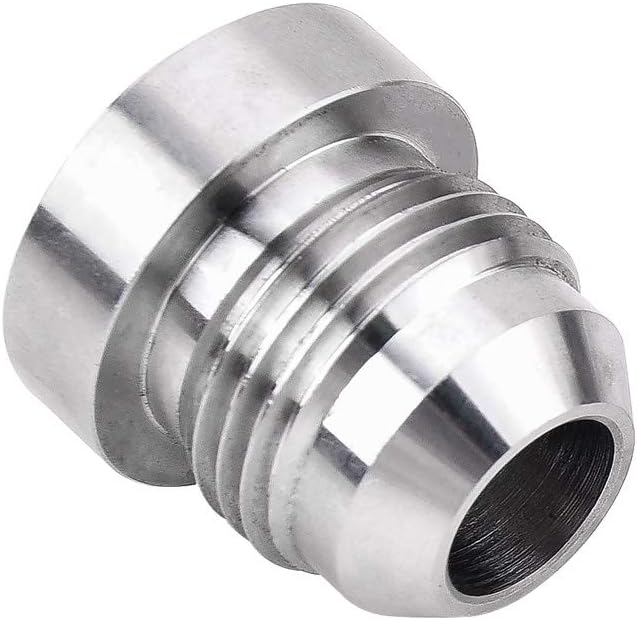 EVIL ENERGY Male 10AN Weld on Bung Fitting Stainless Steel 2Pcs