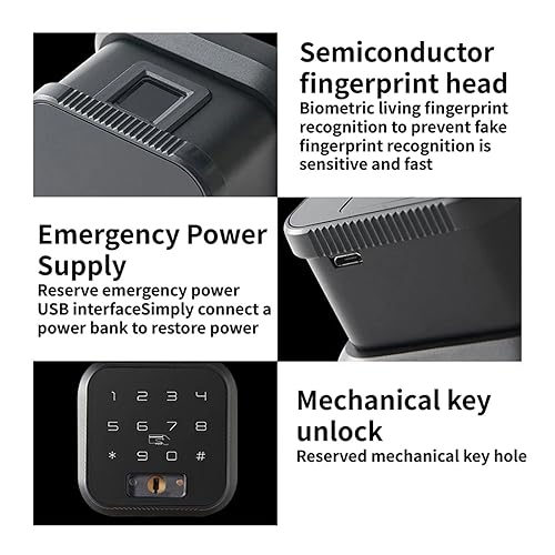 Tuya WIFI Smart Electronic Door Lock Bloqueio de impressão digital TTlock Senha de impressão digital