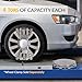 AutoSolo Wheel Alignment Turn Plates - 4-Ton Capacity, Brass Dial Measurements, with Bonus Accessories for Complete Wheel Alignment & Balancing Tools (One Pair)