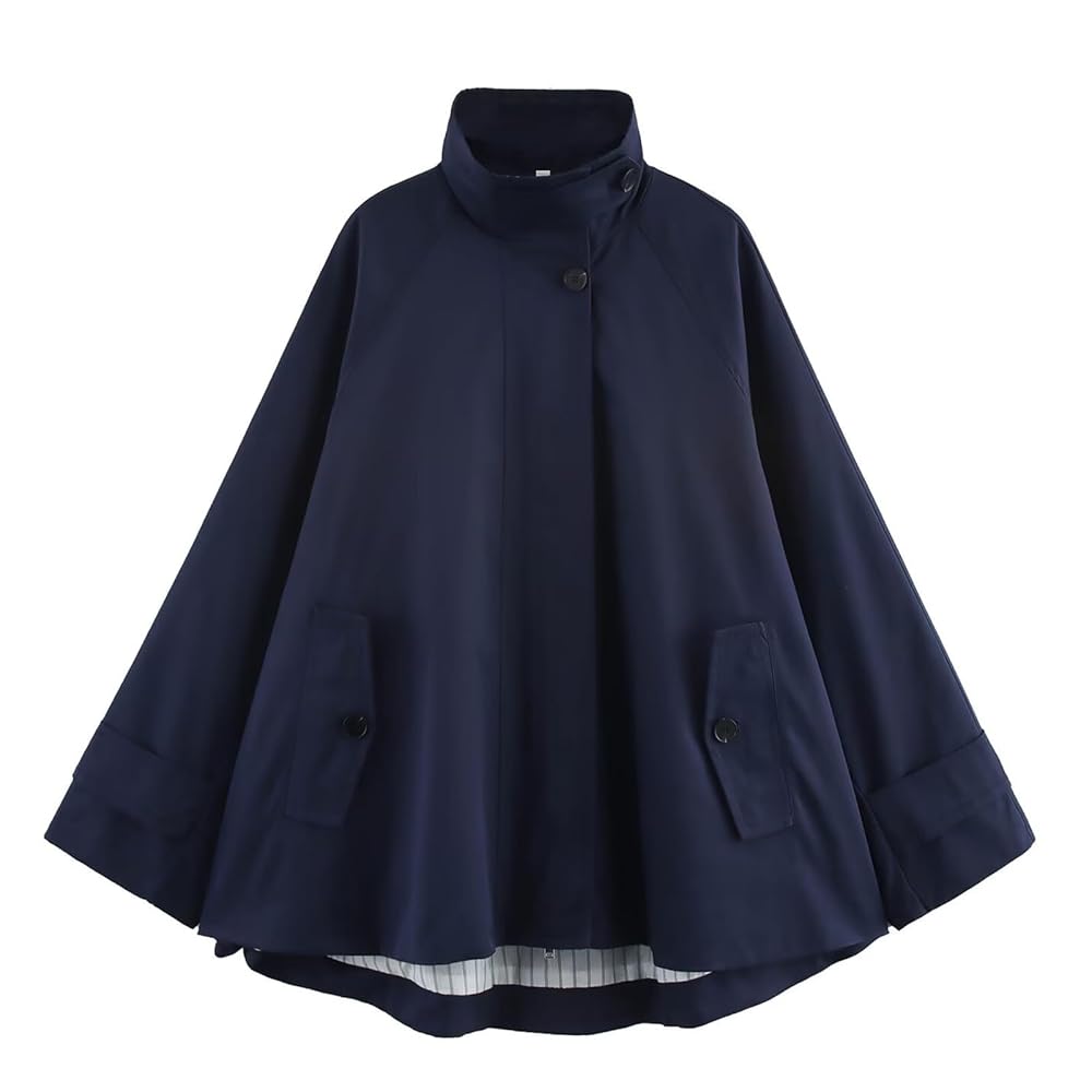 【完売品】COGTHEBIGSMOKE 23AW INES CAPE　NAVY INES CAPE｜COGTHEBIGSMOKE（コグザビッグスモーク）正規