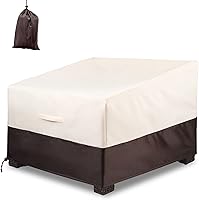 Vista 9 de ALSTER Fundas para Sillas de Patio Impermeables, Fundas para Sillas de Exterior (32" L x 37" A x 36" Al), Fundas de Muebles Negras Duraderas e