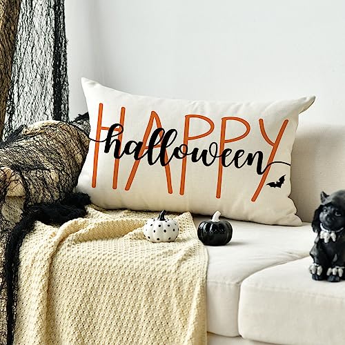 Halloween Bat Pillow Cover - 12x20 Inch Modern Home Decor - Image 5