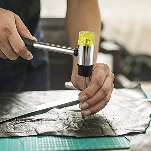 WAIZHIUA Martello in Gomma Bifacciale, Ø 25 mm