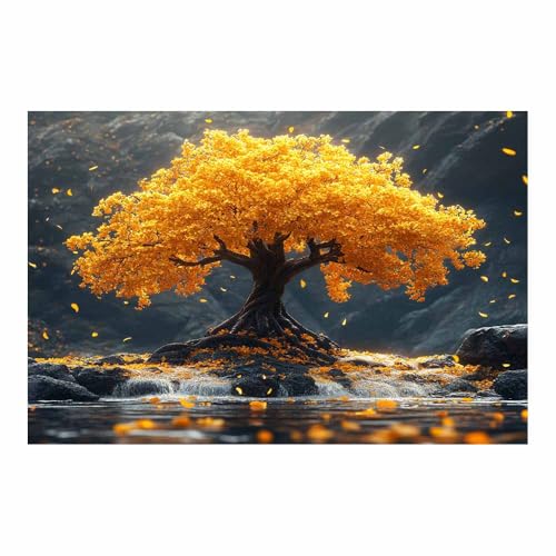 Feuilles Tombantes Poster d'Art Mural Moderne Sans Cadre