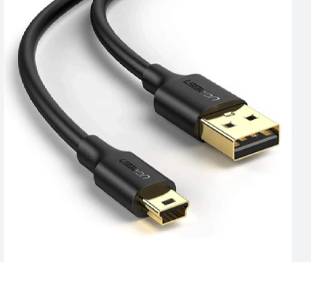 Ugreen USB 2.0 A Male to mini 5 pin male cable 2m black