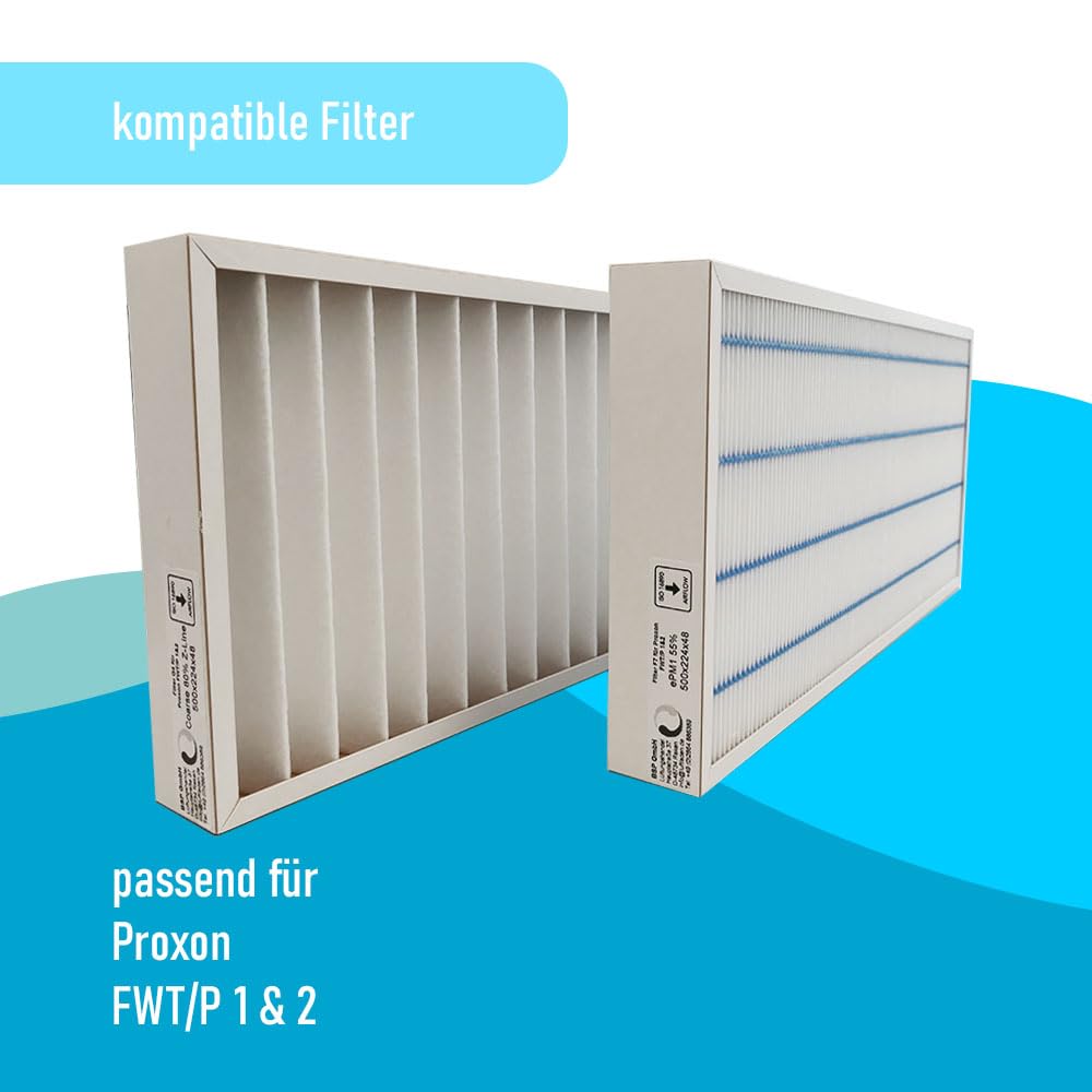 I Kompatibles Filterset für Proxon FWT/P 1 & 2 - F7/G4, Proxon F7 Filter + Proxon G4 Filter, Ersatzfilterset G4/F7 für Proxon-Zimmermann