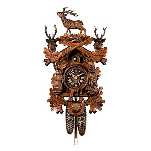 Cuckoo Clock Hunting Clock, standing Deer