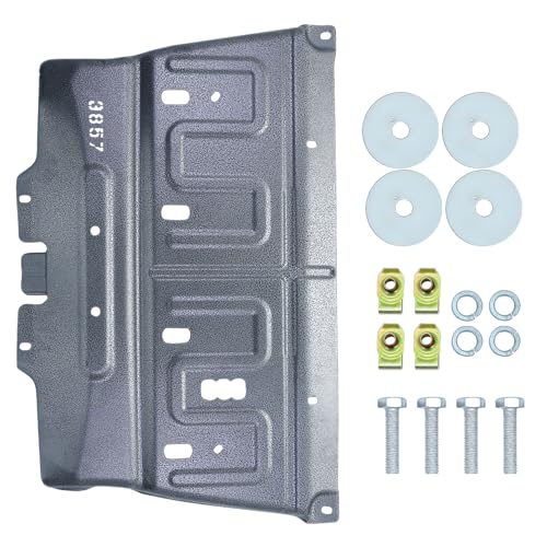 LDNMILES ML3Z-7222-D Splash Panel Shield Under Diaper Gas Motor,Compatible with 2015-2020 Ford F150 Gasoline Engine,3D Manganese Steel Underbody Panel/Cover,Not Fit Raptor Model/3.0L Diesel