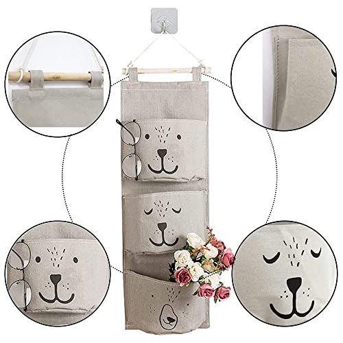 2 Pezzi Borsa Portaoggetti da Parete, Portaoggetti...