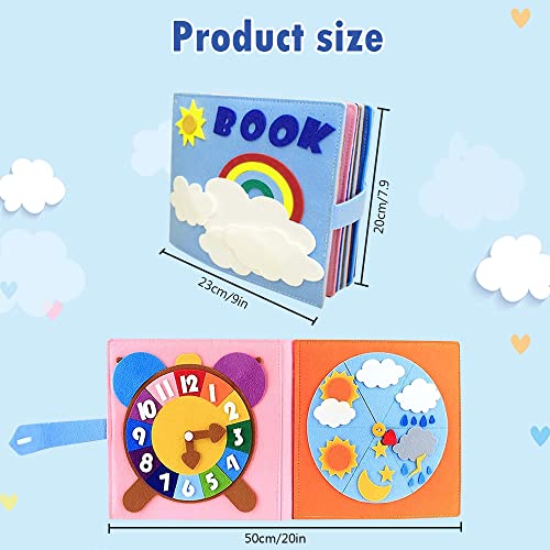 GIGIIS Quiet Book i piccoli giocattoli sensoriali