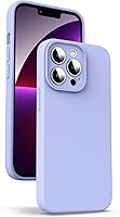 Vista 87 de Funda Supdeal de silicona líquida para iPhone 14 Pro Max - [Protección completa de la cámara] [Forro de microfibra suave antiarañazos] Funda