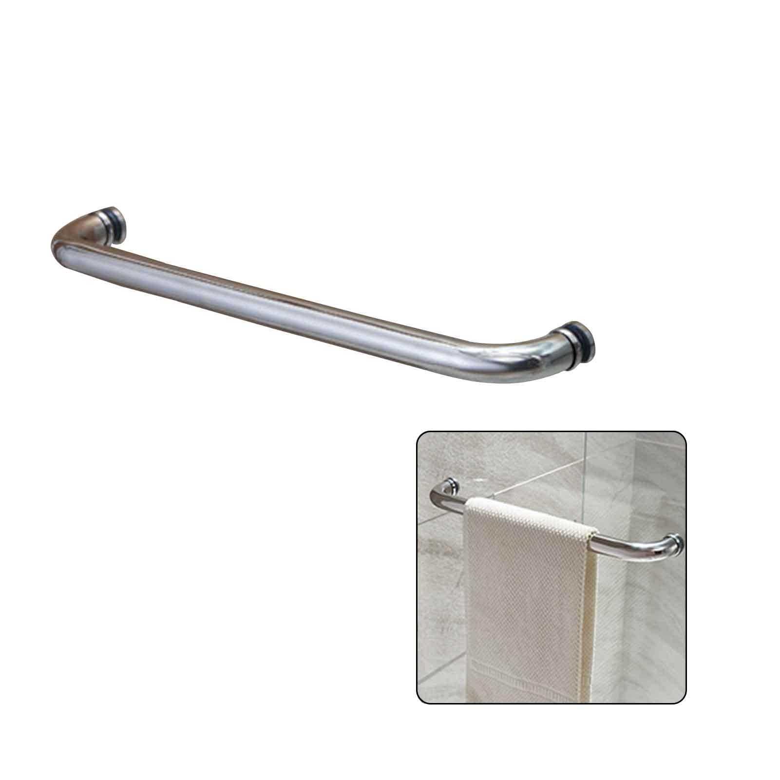Poignée de porte de douche en verre 450mm au design moderne et épuré