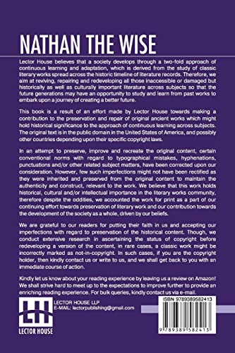 Nathan The Wise: A Dramatic Poem In Five Acts Translated By William Taylor Of Norwich Edited With An
