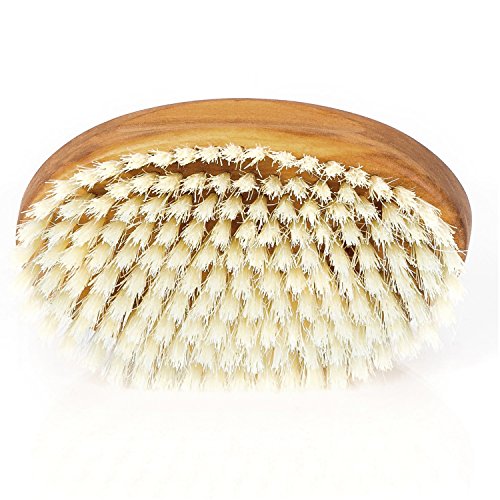 Fendrihan Genuine Boar Bristle And Pear Wood Military Hair Brush, Made In Germany Very-Soft Light Bristle #TOP2