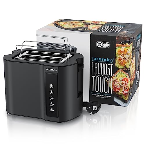 8x15 - Detailansicht von Arendo Touch Toaster 2 Scheiben 900W Deal – Dealfoxx.de