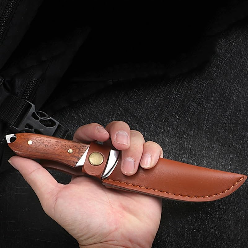 Meat Cleaver,Cleaver Knife Kitchen Knives Butcher Meat Cleaver Camping Knife Outdoors Fishing Barbecue Cutter Sharp Chef Boning Peeling Cooking Knife, LAMAJIGA5844